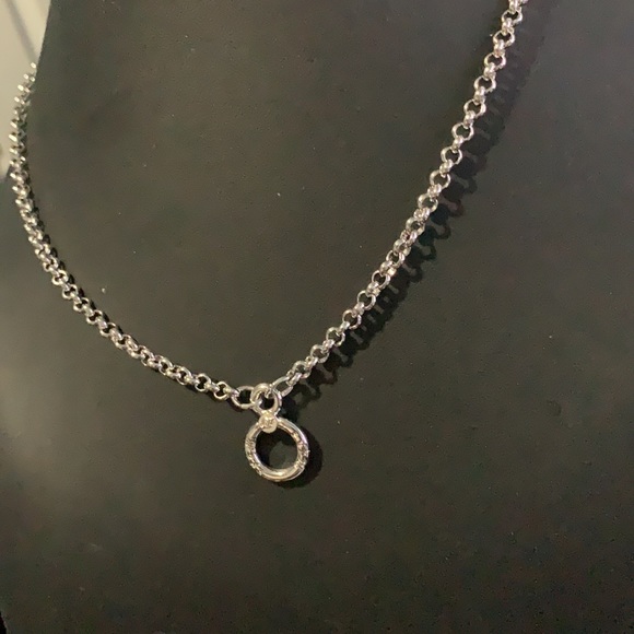 NWT MYKA BRIGHT RHODIUM SILVER NECKLACE CH2008 - Picture 4 of 12